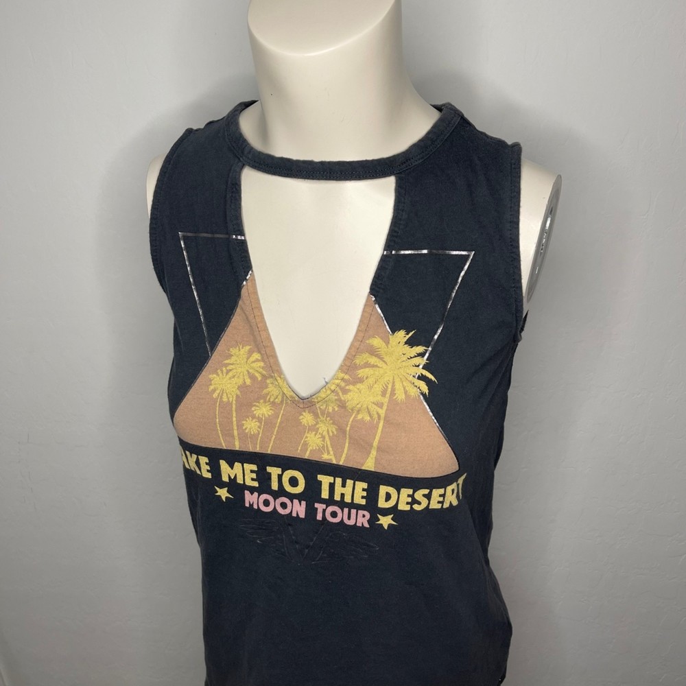 Express One Eleven Tank Top Shirt Take Me To The Desert Moon Tour Womens XS